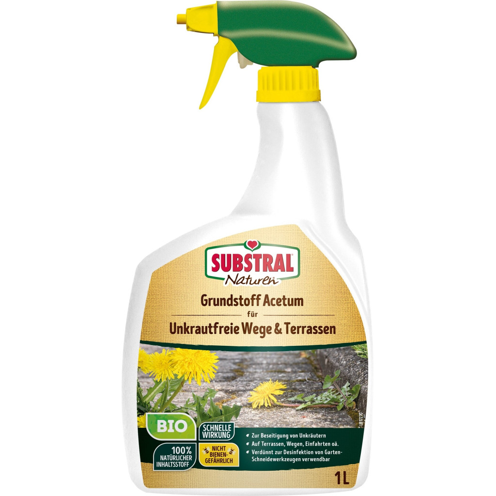 Substral Naturen BIO Grundstoff Acetum Unkrautfrei 1 Liter